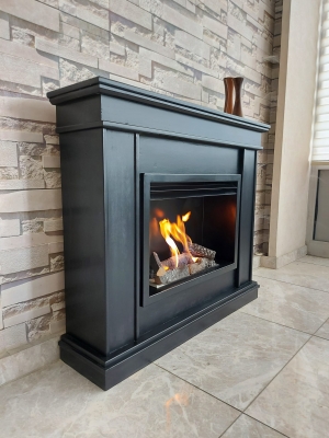 CLASSICAL BLACK BACASIZ ŞÖMİNE-3