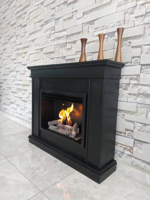 CLASSICAL BLACK BACASIZ ŞÖMİNE-2