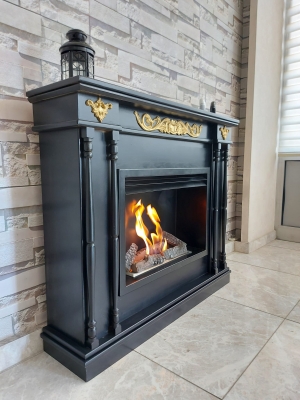 AVANGARDE BLACK BACASIZ ŞÖMİNE-1