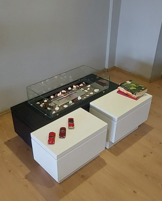 BLACK & WHITE BACASIZ ŞÖMİNE-2