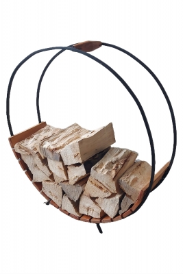Şömine Ahşaplı Tasarım Odunluk-2
