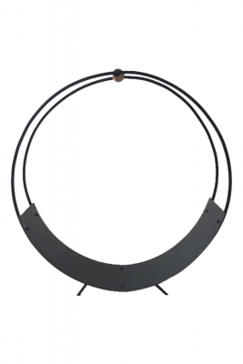 Şömine Metal Ahşap Kulplu Tasarım Odunluk-0