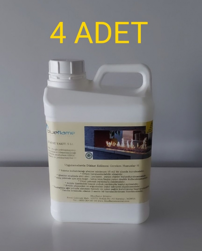Bio Ethanol Şömine Yakıtı 20 Litre