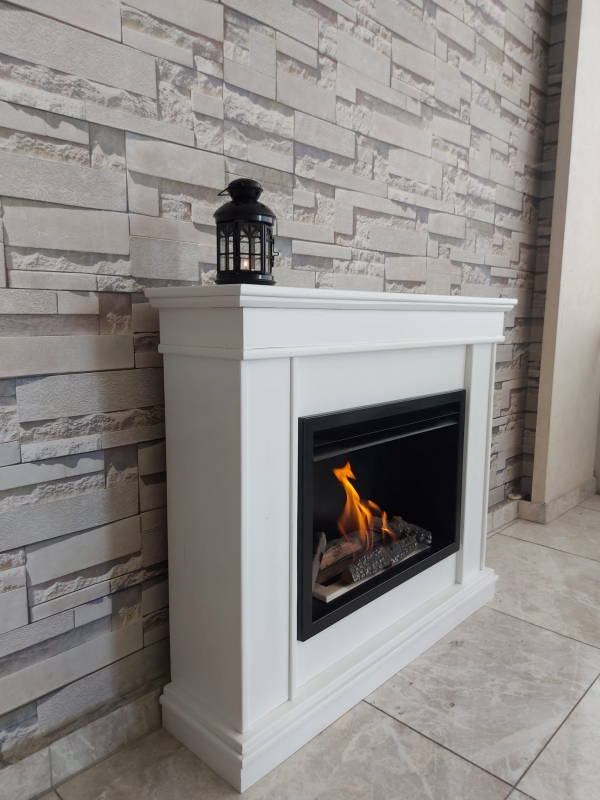 CLASSICAL WHITE BACASIZ ŞÖMİNE