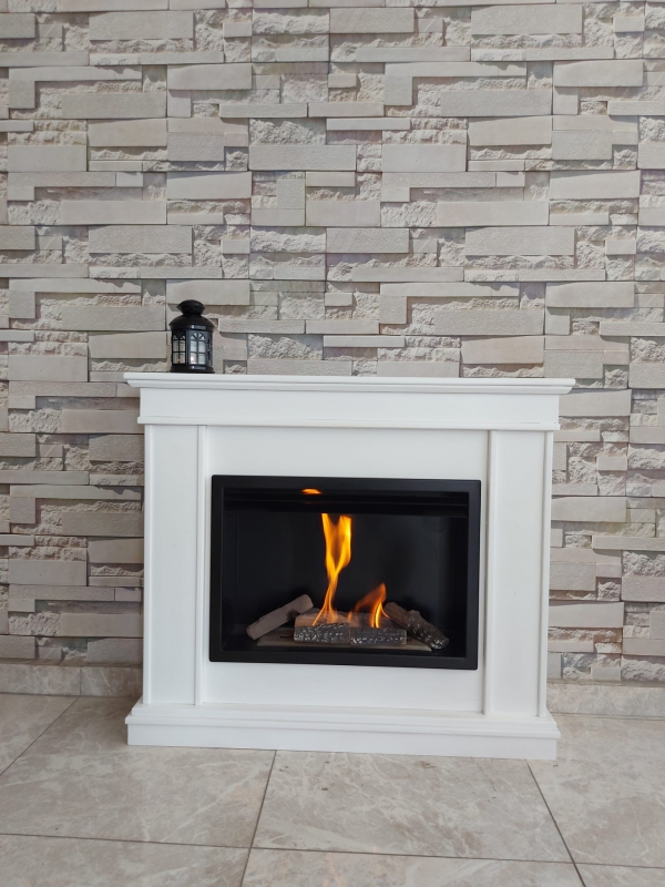 CLASSICAL WHITE BACASIZ ŞÖMİNE