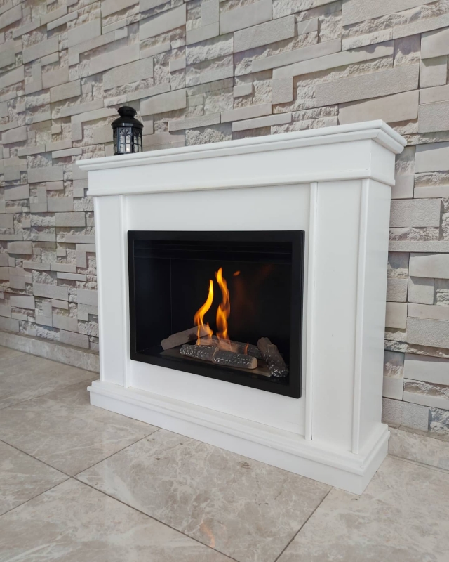 CLASSICAL WHITE BACASIZ ŞÖMİNE