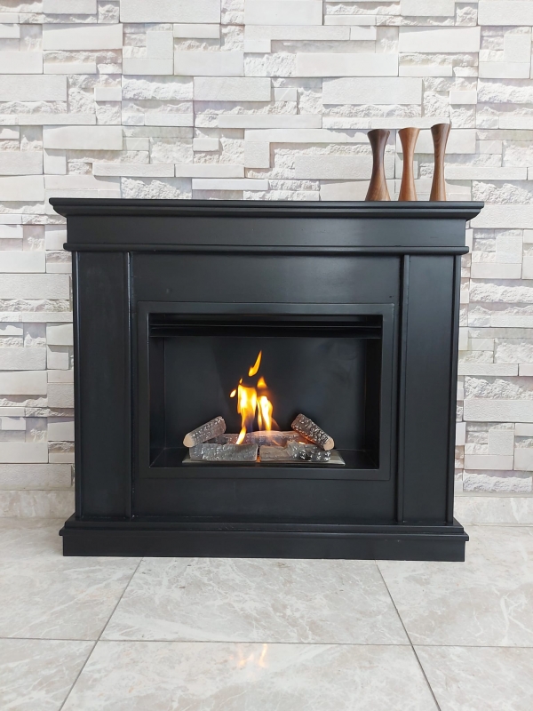 CLASSICAL BLACK BACASIZ ŞÖMİNE