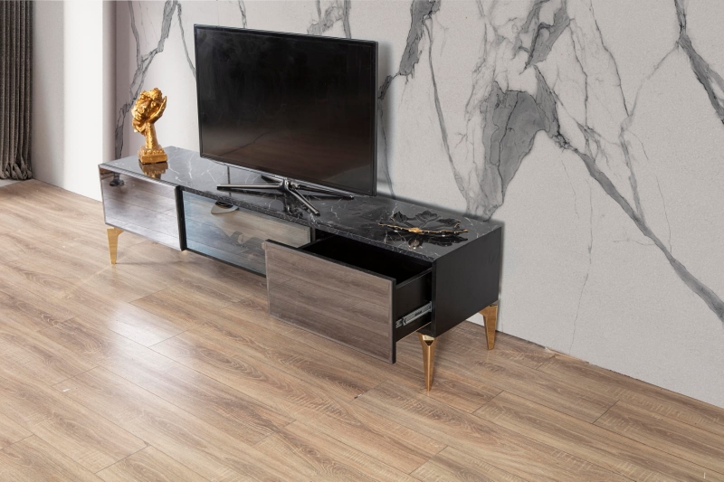 FLAMINGO ŞÖMİNELİ TV ÜNİTESİ (ELEKTRİKLİ)