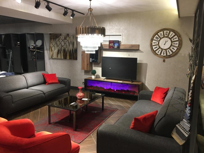 SWAN ŞÖMİNELİ TV ÜNİTESİ ( ELEKTRİKLİ )