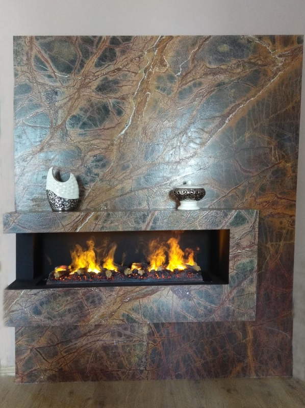 3D Su Buharlı Elektrikli Şömine 100