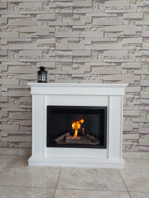 CLASSICAL WHITE BACASIZ ŞÖMİNE