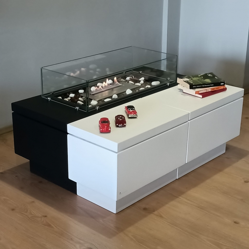 BLACK & WHITE BACASIZ ŞÖMİNE