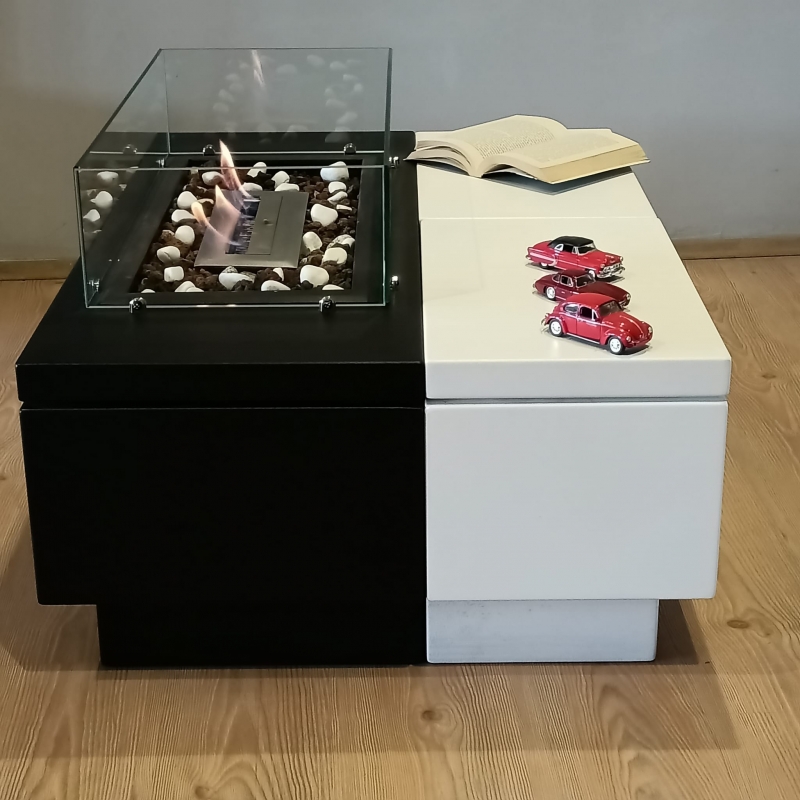 BLACK & WHITE BACASIZ ŞÖMİNE