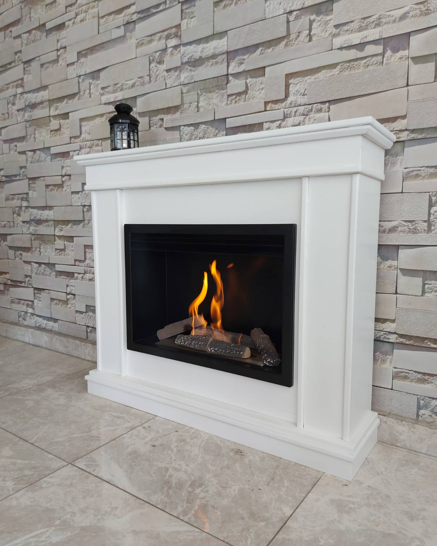 CLASSICAL WHITE BACASIZ ŞÖMİNE